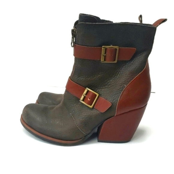 KORKS Richard Slate Leather Calf Boot Comfort Sz 6.5 - EUC! Boho Western… - Picture 3 of 13